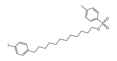 12-(p-iodophenyl)dodecyl tosylate Structure