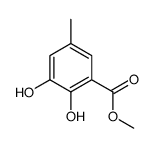 2,3-二羟基-5-甲基苯甲酸甲酯结构式
