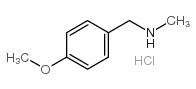 4-甲氧基-N-甲基苄胺盐酸盐结构式