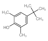 Phenol,4-(1,1-dimethylethyl)-2,6-dimethyl- Structure