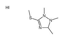 1,2,3-trimethyl-5-methylsulfanyl-1,3-dihydro-1,2,4-triazol-1-ium,iodide Structure