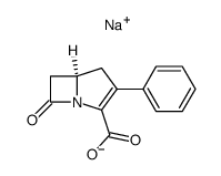 sodium 2-phenyl-1-carbapen-2-em-3-carboxylate Structure