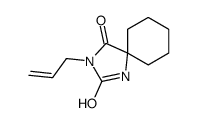 3-allyl-1,3-diazaspiro[4.5]decane-2,4-dione Structure