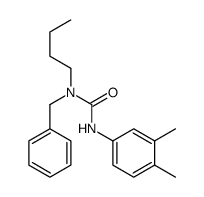 1-benzyl-1-butyl-3-(3,4-dimethylphenyl)urea结构式