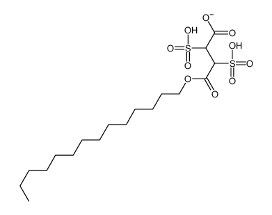 4-oxo-2,3-disulfo-4-tetradecoxybutanoate Structure