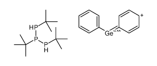 tert-butyl-bis(tert-butylphosphanyl)phosphane,diphenylgermanium结构式