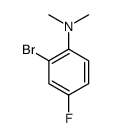 2-BROMO-N,N-DIMETHYL-4-FLUOROANILINE结构式