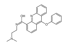N-[2-(dimethylamino)ethyl]-9-phenoxyacridine-4-carboxamide结构式