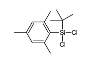 tert-butyl-dichloro-(2,4,6-trimethylphenyl)silane结构式