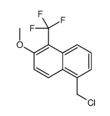 5-(chloromethyl)-2-methoxy-1-(trifluoromethyl)naphthalene Structure