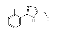 (2-(2-氟苯基)-1H-咪唑-5-基)甲醇结构式