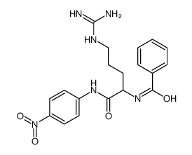 ()-N-[4-[(aminoiminomethyl)amino]-1-[[(4-nitrophenyl)amino]carbonyl]butyl]benzamide Structure