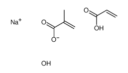 sodium,hydrogen sulfite,2-methylprop-2-enoic acid,prop-2-enoic acid Structure