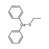 diphenyl(ethylthio)gallane Structure