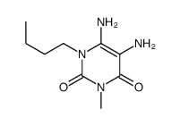 5,6-二氨基-1-丁基-3-甲基嘧啶-2,4(1H,3H)-二酮结构式