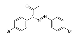 1-Triazene, 3-acetyl-1,3-bis(4-bromophenyl)结构式