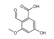 2-formyl-5-hydroxy-3-methoxybenzoic acid Structure