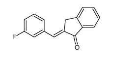 2-[(3-fluorophenyl)methylidene]-3H-inden-1-one结构式