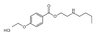 butyl-[2-(4-ethoxybenzoyl)oxyethyl]azanium,chloride Structure