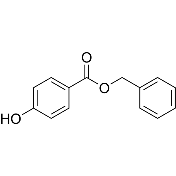 4-羟基苯甲酸苯甲酯结构式
