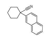 1-(NAPHTHALEN-2-YL)CYCLOHEXANECARBONITRILE Structure