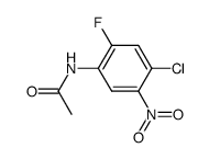 N-(4-chloro-2-fluoro-5-nitrophenyl)acetamide Structure