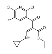 3-cyclopropylamino-2-(2,6-dichloro-5-fluoropyridine-3-carbonyl) acrylate Structure