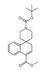 1'-tert-butyl 4-methyl 2H-spiro[naphthalene-1,4'-piperidine]-1',4-dicarboxylate Structure