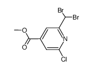 methyl 2-chloro-6-(dibromomethyl)pyridine-4-carboxylate Structure