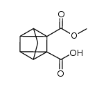 3-(methoxycarbonyl)quadricyclane-2-carboxylic acid Structure