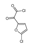 2-Furanacetyl chloride, 5-chloro-alpha-oxo- (9CI)结构式