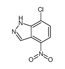 7-氯-4-硝基-1H-吲唑结构式