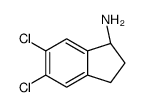 (1R)-5,6-dichloro-2,3-dihydro-1H-inden-1-amine Structure