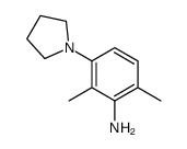 2,6-dimethyl-3-pyrrolidin-1-ylaniline Structure