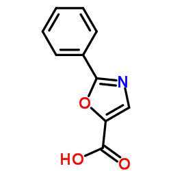 2-苯基恶唑-5-羧酸结构式