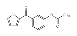 2-(3-ACETOXYBENZOYL) THIOPHENE结构式