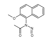 N-(2-methoxy-[1]naphthyl)-N-nitroso-acetamide结构式