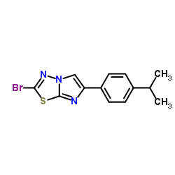 2-Bromo-6-(4-isopropylphenyl)imidazo[2,1-b][1,3,4]thiadiazole Structure