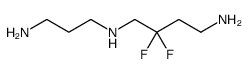 6,6-difluorospermidine结构式