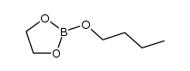 (CH2CH2O2)B(O-n-C4H9) Structure
