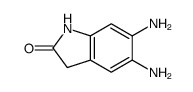5,6-Diamino-1,3-dihydro-2H-indol-2-one Structure