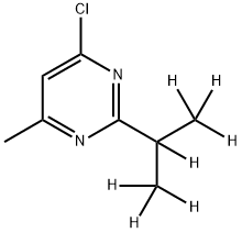 4-Chloro-6-methyl-2-(iso-propyl-d7)-pyrimidine Structure