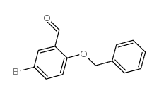 2-(苄氧基)-5-溴苯甲醛结构式