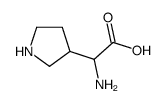 2-AMINO-2-(PYRROLIDIN-3-YL)ACETIC ACID Structure