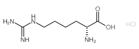 N'-(氨基亚氨基甲基)-D-赖氨酸盐酸盐结构式