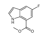 methyl 5-fluoro-1H-indole-7-carboxylate Structure