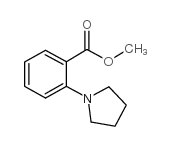 2-PYRROLIDIN-1-YL-BENZOIC ACID METHYL ESTER Structure