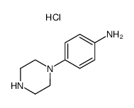 Benzenamine, 4-(1-piperazinyl)-, trihydrochloride Structure