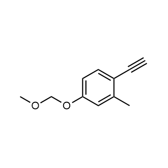 1-Ethynyl-4-(methoxymethoxy)-2-methylbenzene Structure