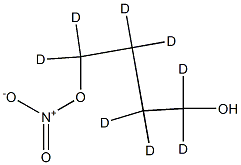 1,4-Butanediol mononitrate-d8 Structure